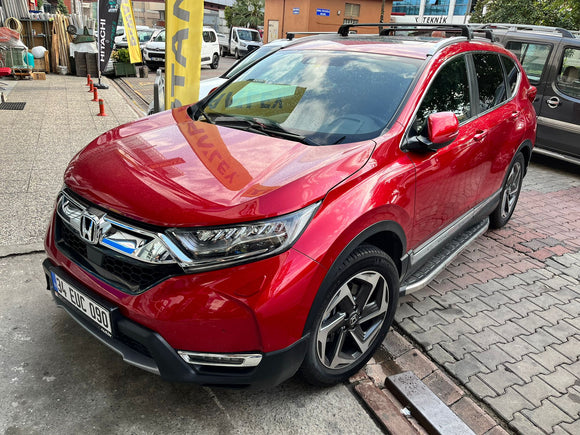 For Honda CR-V MK5 2017-2022 Roof Rack Cross Bars Metal Bracket Flush Rail Alu Silver