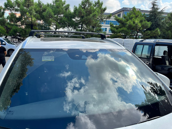 Für Volvo XC90 2015-Up Dachträger Querstange Metallhalterung Flush Rail Alu Silber