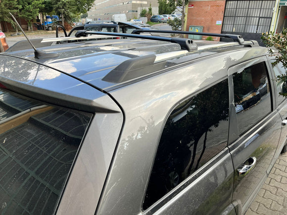 For Dodge Journey 2009-2020 Roof Rack Cross Bars Metal Bracket Raised Rail Alu Silver