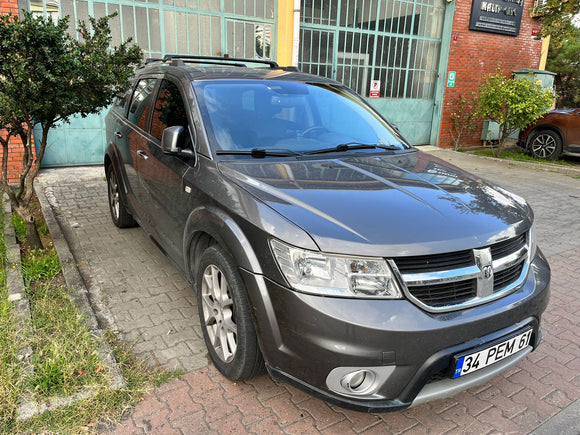 For Dodge Journey 2009-2020 Roof Rack Cross Bars Metal Bracket Raised Rail Alu Silver