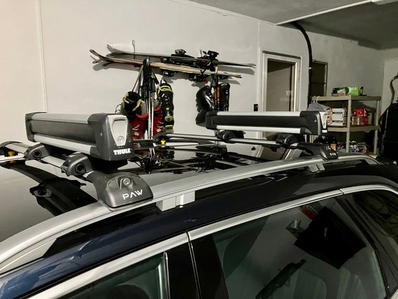 For Audi A6 C8 Allroad 2019-2025 Roof Rack Cross Bars Raised Rails Silver