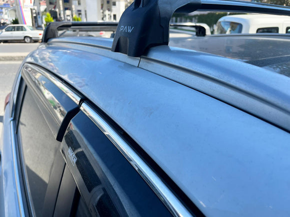 For Kia Sportage 2010-2016 Roof Rack Cross Bars Flush Rail Alu Silver