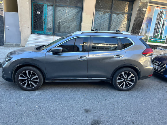 For Nissan X-Trail T32 2014-2021 Roof Rack Cross Bar Metal Bracket Raised Rail Alu Silver