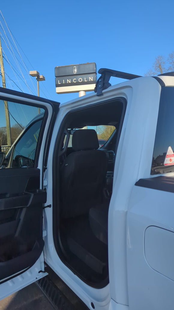 For Ford F-150 13th Gen (2015-2020) Roof Rack Cross Bars Normal Roof, Black