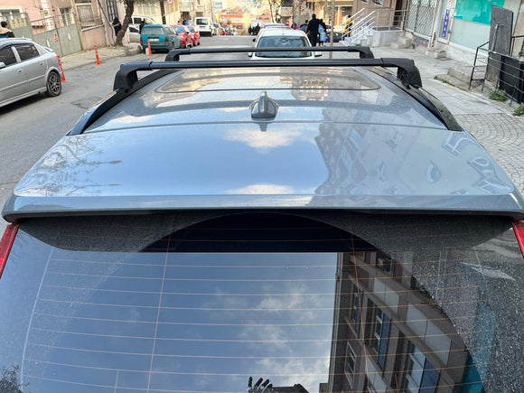 For Volvo XC40 2018-2025 Roof Rack Cross Bar Flush Rail Alu Black