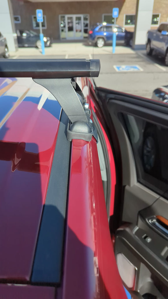 For Chevrolet Silverado 1500 3Gen (2014-2019) Roof Rack Cross Bars Normal Roof, Silver