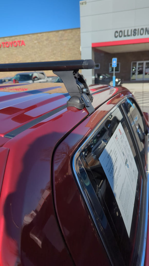 For Chevrolet Silverado 1500 3Gen (2014-2019) Roof Rack Cross Bars Normal Roof, Silver