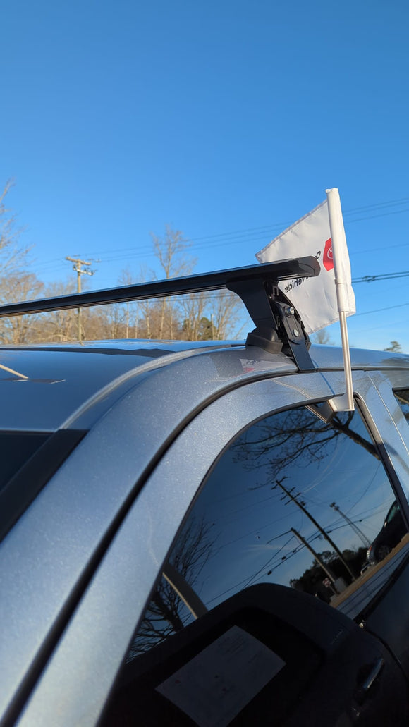 Für Toyota Tundra 2015-Up Dachträger Querträger Metallhalterung Normales Dach Alu Schwarz