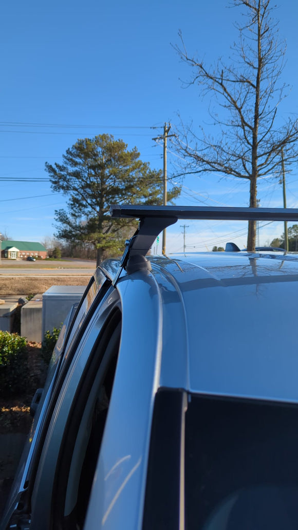 Für Toyota Tundra 2015-Up Dachträger Querträger Metallhalterung Normales Dach Alu Silber