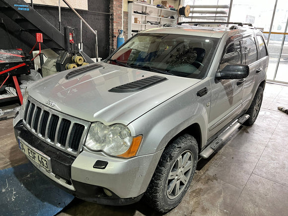 For Jeep Grand Cherokee WK 2005-2011 Roof Rack Cross Bars Raised Rail Alu Black