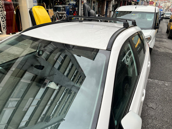 Für Toyota Auris TouringSport 2013-Up Dachträger Querträger Metallhalterung Flush Rail Alu Silber