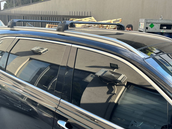 For Kia Sorento 2020-2025 Roof Rack Cross Bars Flush Rail Alu Black