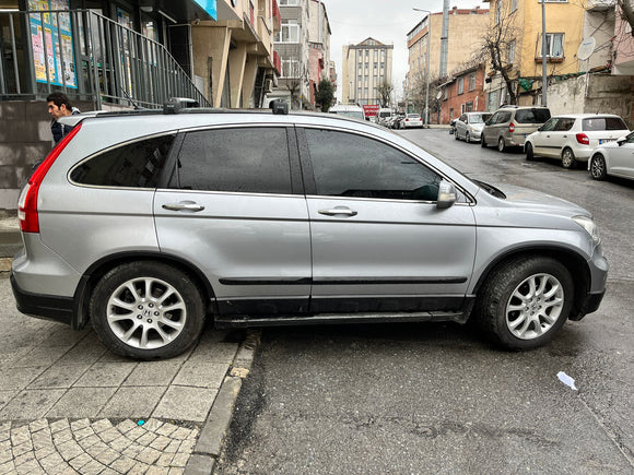 For Honda CR-V MK3 2007-2012 Roof Rack Cross Bars Metal Bracket Fix Point Alu Silver