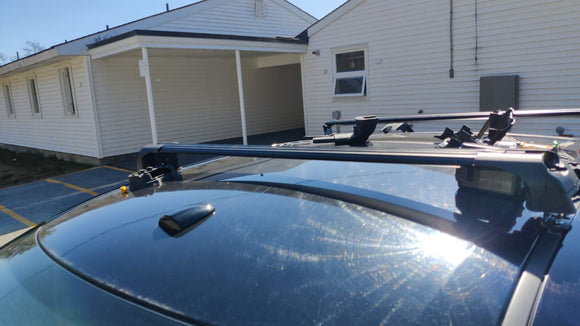 For Suzuki Kizashi 2010-2013 Roof Rack Cross Bars Fix Point Alu Silver