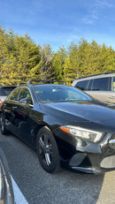 For Mercedes A Sedan W177 2018-2025 Roof Rack Cross Bars Fix Point Alu Black-7