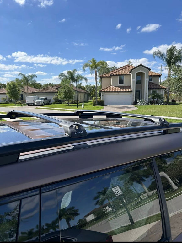 For Hyundai Santa Fe 2024-2025 Roof Rack Cross Bars Raised Rail Black