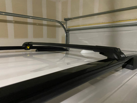 Für Gmc Terrain Dachträgersystem ab 2018, Aluminium-Querstange, Metallhalterung, abschließbar, schwarz