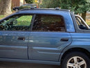 For Subaru Baja (2002-2006) Roof Rack Cross Bars Raised Rail, Silver-6
