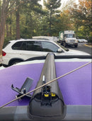 For Subaru Baja (2002-2006) Roof Rack Cross Bars Raised Rail, Black-4