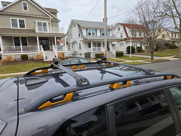 For Subaru Forester Wilderness 2025-2026 Roof Rack Cross Bars Raised Rail Black