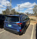 For Subaru Forester (2024-2026) Roof Rack Cross Bars Raised Rail, Black-8