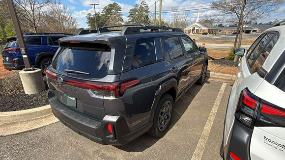 Für Subaru Outback Wilderness 2021-Up Dachträger Querträger Metallhalterung Erhöhte Schiene Alu Schwarz