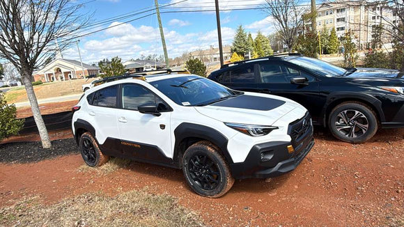 Compatible with Subaru Crosstrek Wilderness Gen3 2024-2026 Roof Rack Crossbars Silver