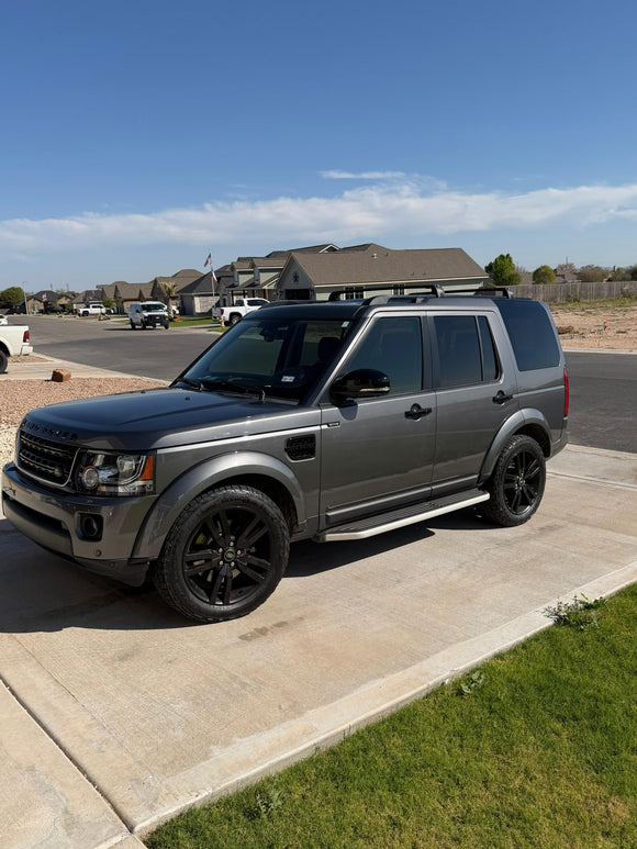 Für Land Rover Discovery LR4 2009–2017, Dachträgersystem, Träger, Querträger, Aluminium, abschließbar, hochwertige Metallhalterung, Silber