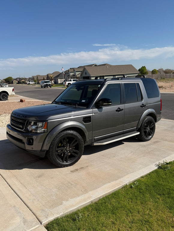 For Land Rover Discovery LR4 (2009-2017) Roof Rack Cross Bars T Slot, Black
