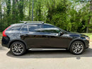 Für Volvo V60 Kombi 2010–18, Dachträger, Querstange, Metallhalterung, bündige Schiene, Schwarz-6