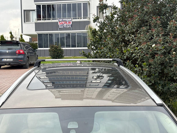 For Volvo XC60 2008-2017 Roof Rack Cross Bar Flush Rail Alu Silver