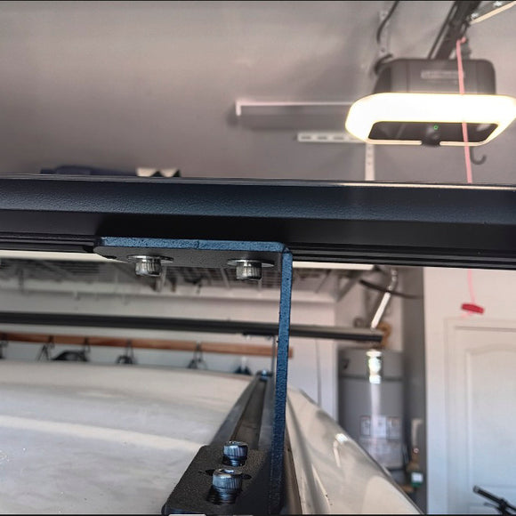 For Toyota 4Runner (N 120/130/180) 1990-2002 Roof Rack Cross Bars Fix Channeled Black
