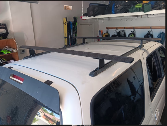 For Toyota 4Runner (N180) Roof Rack Cross Bars Fix Channeled 1996-2002 Black