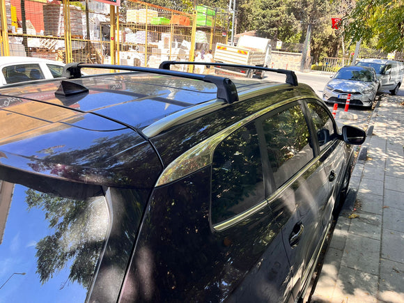 For Chery Tiggo 8 Pro 2022-2025 Aluminium Cross Bar, Roof Rack System, Flush Rail, Silver