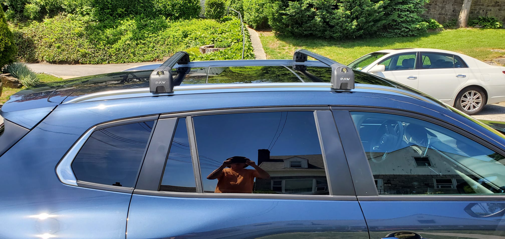 For Mazda CX 70 Roof Rack System, Aluminium Cross Bar, Flush Rail, Black