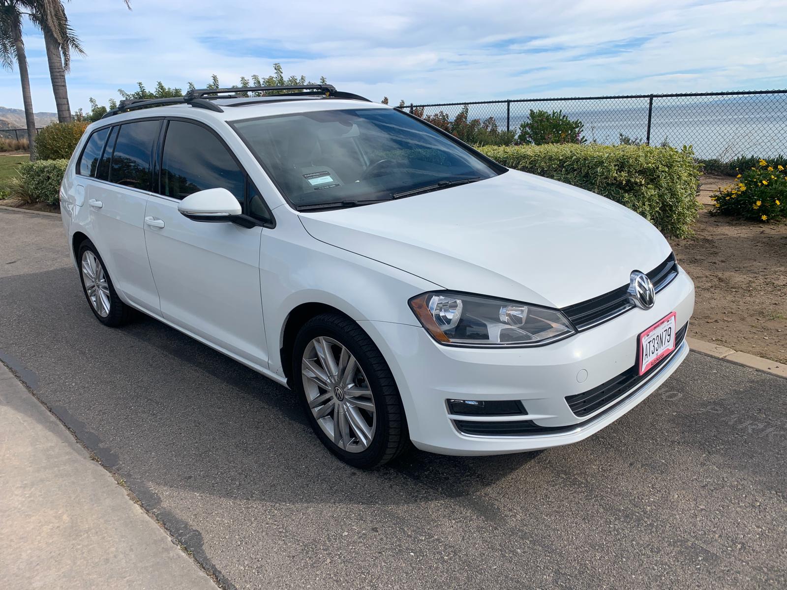 For Volkswagen Golf Alltrack 2020-2025 Roof Rack Cross Bar Raised Rail Silver