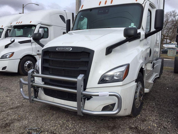 For Freightliner Cascadia Truck Deer Animal Moose Guard Bumper 2018-Up Black