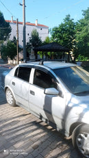 For Opel Astra G 1998-2004 Roof Rack System Carrier Cross Bars Aluminum Black-3