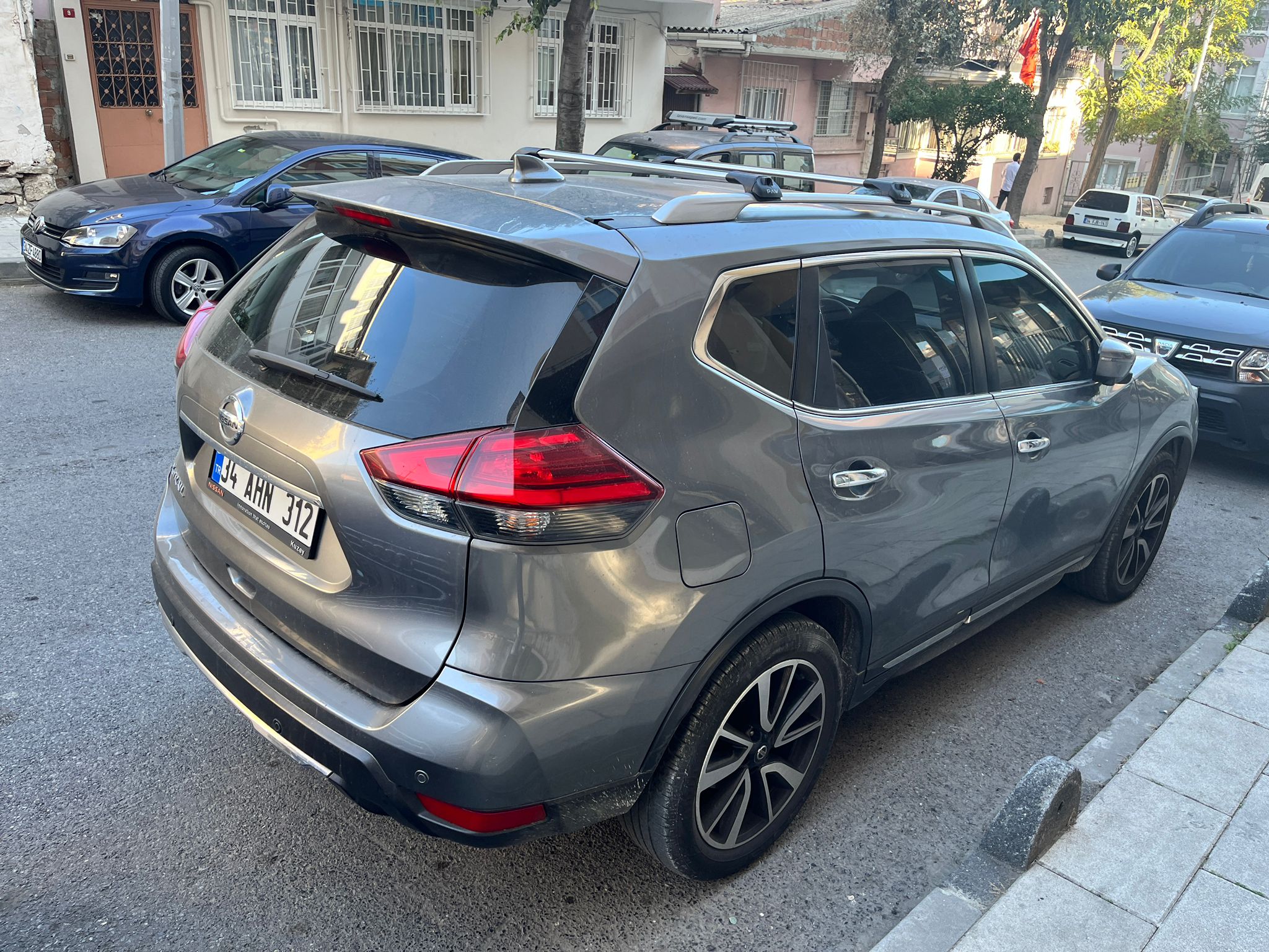 For Nissan Rogue Gen2 T32 2014-2020 Roof Rack Cross Bars Metal Bracket Raised Rail Alu Silver