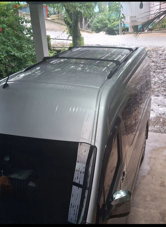 For Toyota Hiace H300 H2 Roof Side Rails Ultimate Style Silver 2019-Up Full Set