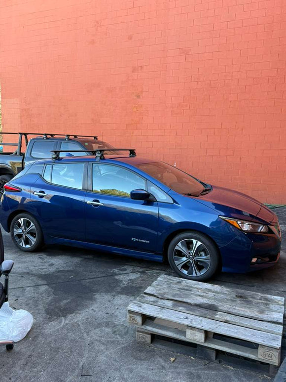 For Nissan Leaf 1 (2010-2017) Roof Rack Cross Bars Normal Roof, Silver