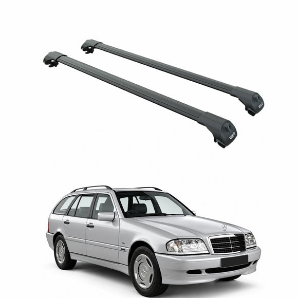111. Kompatibel mit abschließbaren Aluminium-Dachträgern für Fahrzeuge mit Standarddach Toros Pro 1 Black