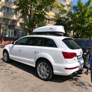 Für Audi Q7 2005–2015, Dachträger, Dachträgersystem, Aluminium-Querstange, Metallhalterung, bündige Schienen, Silber-7