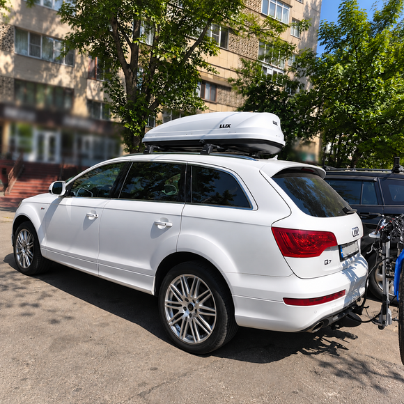 Für Audi Q7 2005–2015, Dachträger, Dachträgersystem, Aluminium-Querstange, Metallhalterung, bündige Schienen, Silber