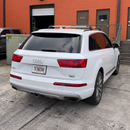 For Audi Q7 2017-2026 Roof Rack Cross Bars Flush Rails Black-13
