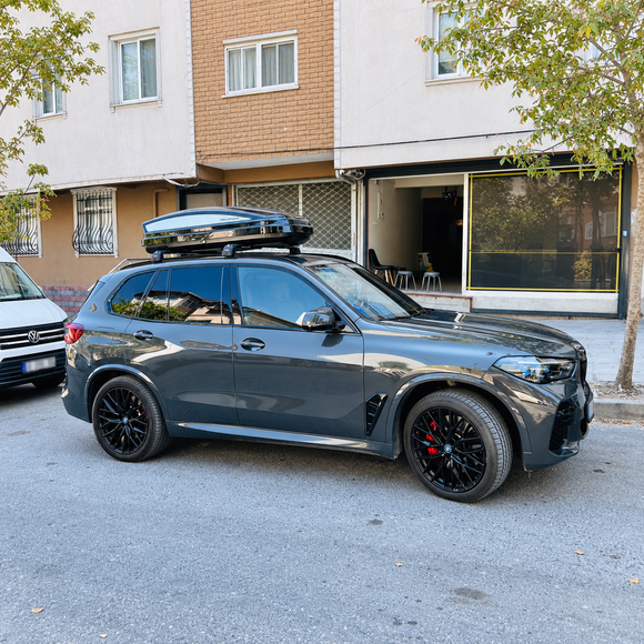 For BMW X5 (G65) 2027-Up Roof Rack Cross Bars Flush Rails, Black