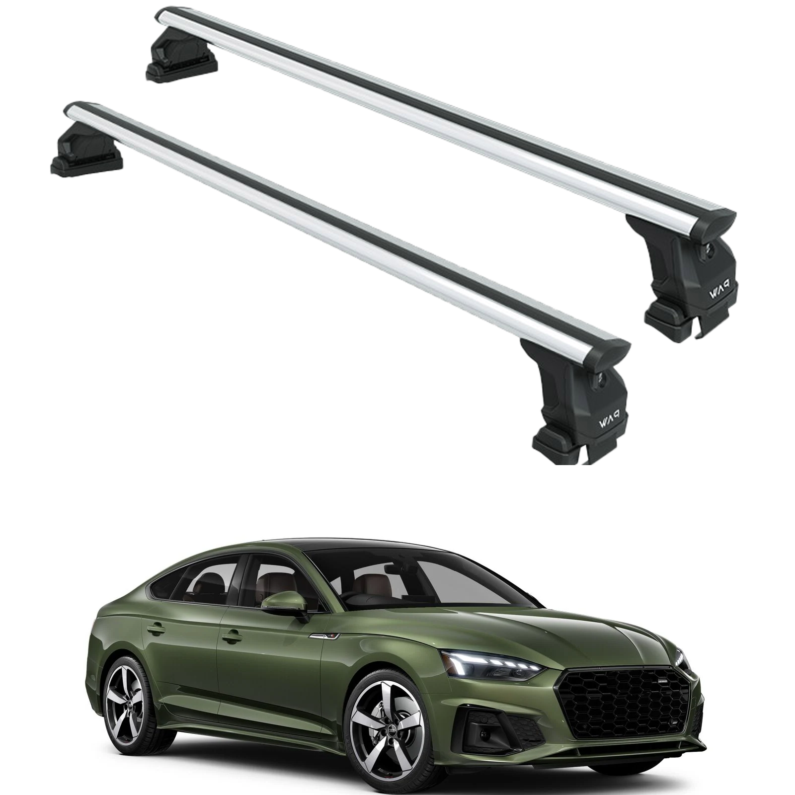 For Audi A5 Sportback 2017- 2024 Roof Rack Cross Bars Silver