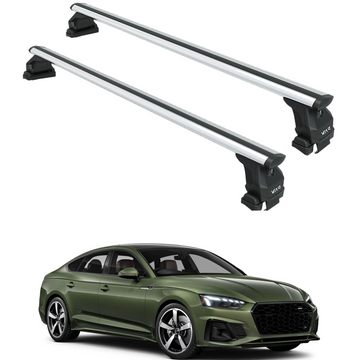 For Audi A5 Sportback (2017-2024) Roof Rack Cross Bars, Silver