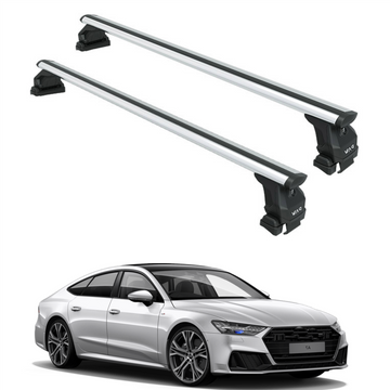 For Audi A7 2018-2025 Roof Rack Cross Bars Pro 4 Silver
