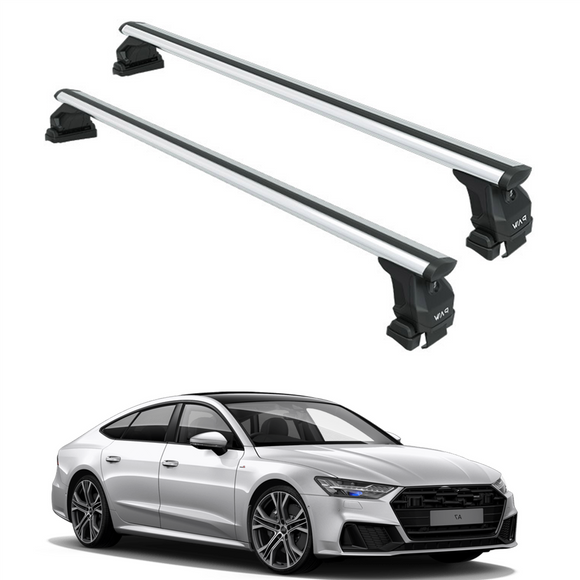 For Audi A7 2018-2025 Roof Rack Cross Bars Pro 4 Silver